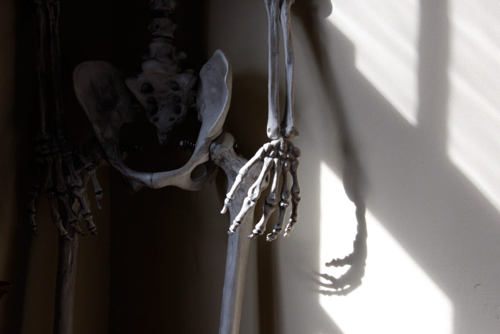 Skeleton hand: celebrity death hoaxes