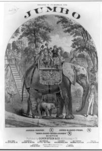 Jumbo the elephant (Library of Congress)