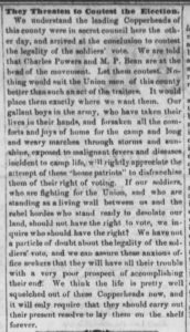 Fremont Weekly Journal, October 23, 1863